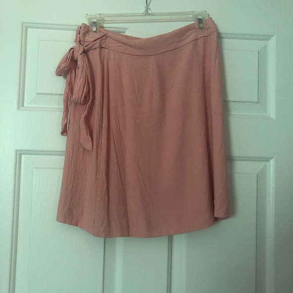Loft Pink Wrap Skirt - Picture 5 of 8